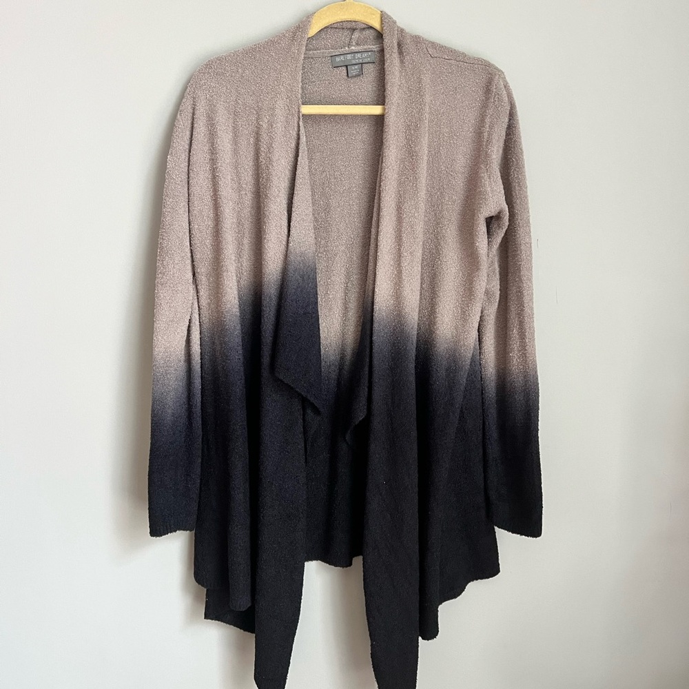 Barefoot Dreams Gradient Black and Gray Women's Sweater